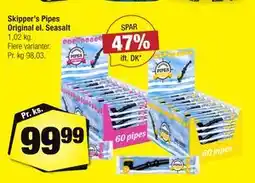 Calle Skipper’s Pipes Original el. Seasalt tilbud