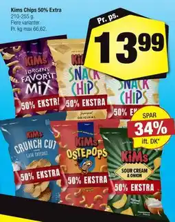 Calle Kims Chips 50% Extra tilbud