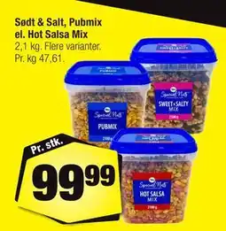 Calle Sødt & Salt, Pubmix el. Hot Salsa Mix tilbud