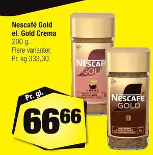 Calle Nescafé Gold el. Gold Crema tilbud