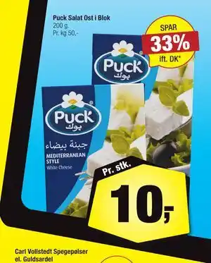 Calle Puck Salat Ost i Blok tilbud