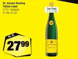 Calle Dr. Zenzen Riesling Yellow Label tilbud