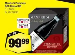Calle Manfredi Piemonte DOC Rosso BIB tilbud