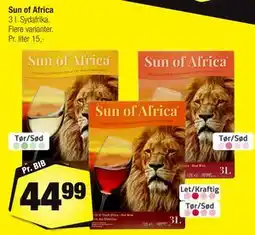 Calle Sun of Africa tilbud
