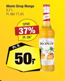 Calle Monin Sirup Mango tilbud