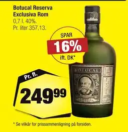 Calle Botucal Reserva Exclusiva Rom tilbud