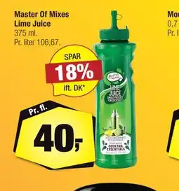 Calle Master Of Mixes Lime Juice tilbud