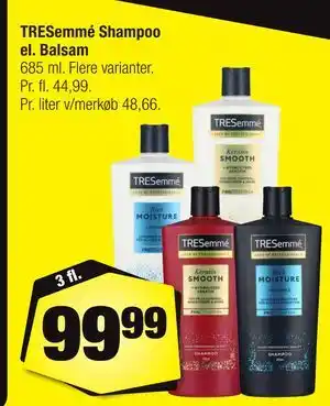 Calle TRESemmé Shampoo el. Balsam tilbud