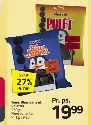 Fleggaard Toms Blue Jeans el. Poletter tilbud