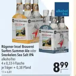 Citti Rügener Insel Brauerei Surfers Summer Ale oder Snorkelers Sea Salt IPA alkoholfrei tilbud