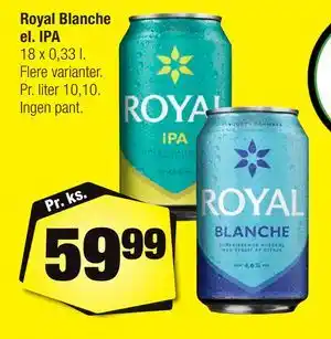 Calle Royal Blanche el. IPA tilbud