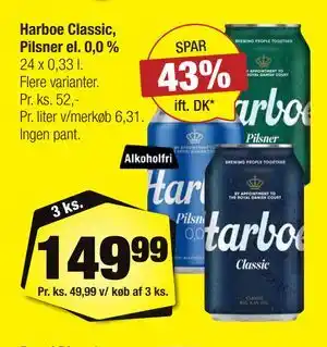 Calle Harboe Classic, Pilsner el. 0,0 % tilbud