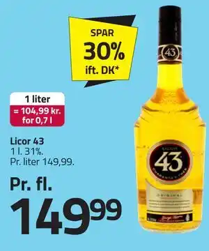 Fleggaard Licor 43 tilbud