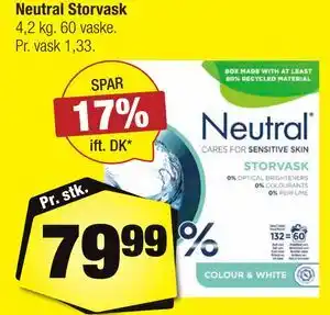 Calle Neutral Storvask tilbud