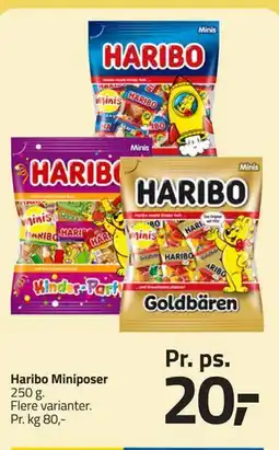 Fleggaard Haribo Miniposer tilbud