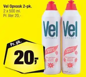 Calle Vel Opvask 2-pk tilbud