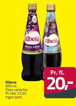 Fleggaard Ribena tilbud