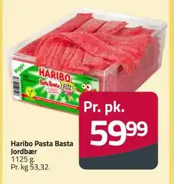 Fleggaard Haribo Pasta Basta Jordbær tilbud