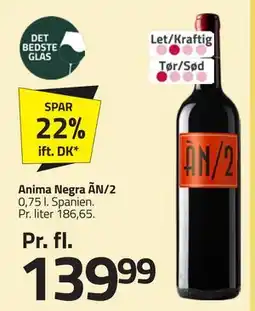 Fleggaard Anima Negra ÃN/2 tilbud