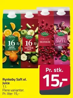 Fleggaard Rynkeby Saft el. Juice tilbud