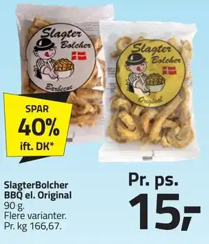Fleggaard SlagterBolcher BBQ el. Original tilbud