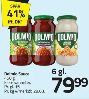 Fleggaard Dolmio Sauce tilbud