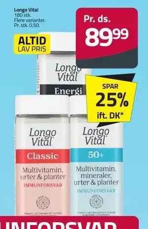 Fleggaard Longo Vital tilbud