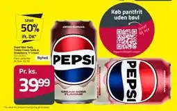 Fleggaard Pepsi Max Tasty Treats Cream Soda el. Strawberry ‘n’ Cream tilbud