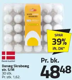 Fleggaard Danæg Skrabeæg str. S/M tilbud