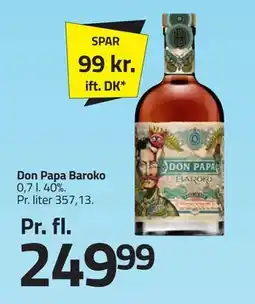 Fleggaard Don Papa Baroko tilbud