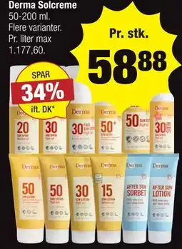 Calle Derma Solcreme tilbud