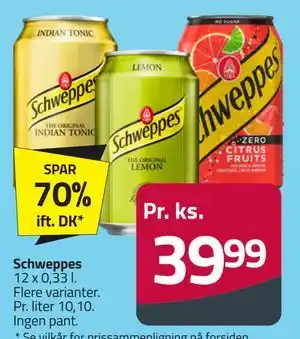 Fleggaard Schweppes tilbud