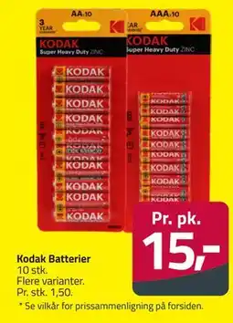 Fleggaard Kodak Batterier tilbud