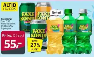 Fleggaard Faxe Kondi tilbud