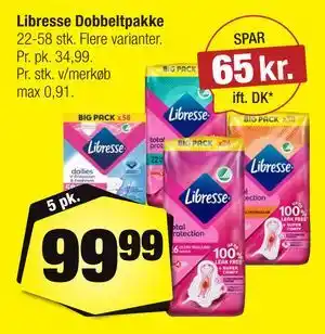 Calle Libresse Dobbeltpakke tilbud