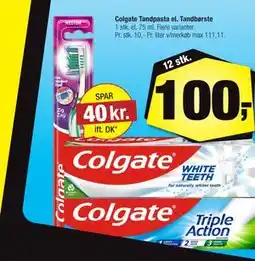 Calle Colgate Tandpasta el. Tandbørste tilbud