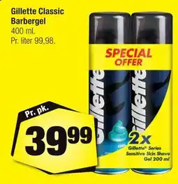 Calle Gillette Classic Barbergel tilbud