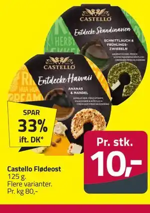 Fleggaard Castello Flødeost tilbud
