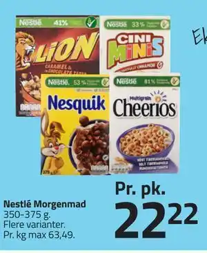Fleggaard Nestlé Morgenmad tilbud