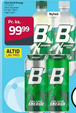 Fleggaard Faxe Kondi Energy tilbud