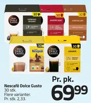 Fleggaard Nescafé Dolce Gusto tilbud