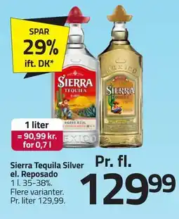 Fleggaard Sierra Tequila Silver el. Reposado tilbud