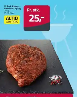 Fleggaard XL Pork Steak m. Krydderurt og L&'g tilbud