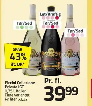 Fleggaard Piccini Collezione Privata IGT tilbud