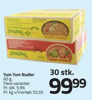 Fleggaard Yum Yum Nudler tilbud