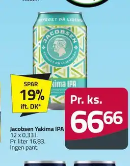 Fleggaard Jacobsen Yakima IPA tilbud