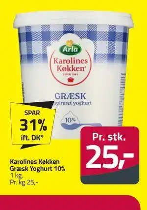 Fleggaard Karolines Køkken Græsk Yoghurt 10% tilbud