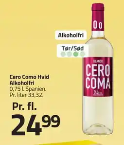 Fleggaard Cero Como Hvid Alkoholfri tilbud