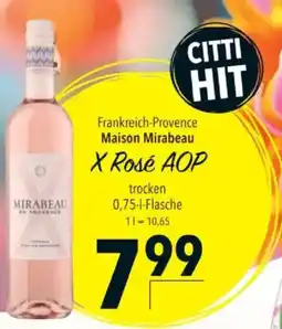 Citti Frankreich-Provence Maison Mirabeau X Rosé AOP tilbud