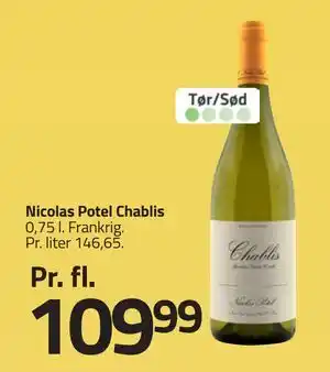 Fleggaard Nicolas Potel Chablis tilbud